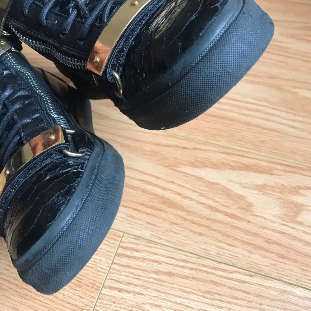 Giuseppe Zanotti Hightop Sneakers Sz 7 - Picture 2 of 15